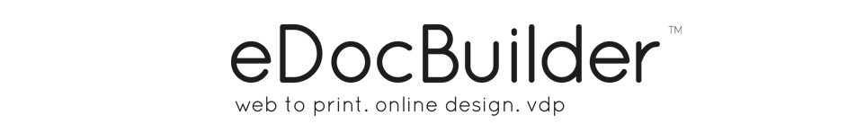 Web to Print Online Design eDocBuilder Logo